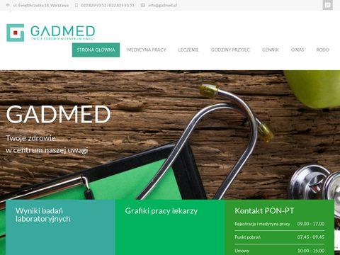 Gadmed.pl pakiety medyczne