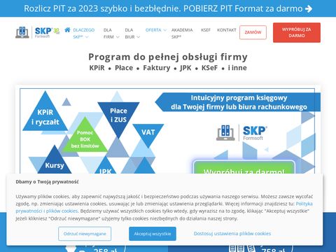 Program PKPiR dla małych i średnich firm - SKP