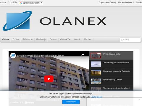 Olanex - mycie elewacji w Poznaniu i okolicach