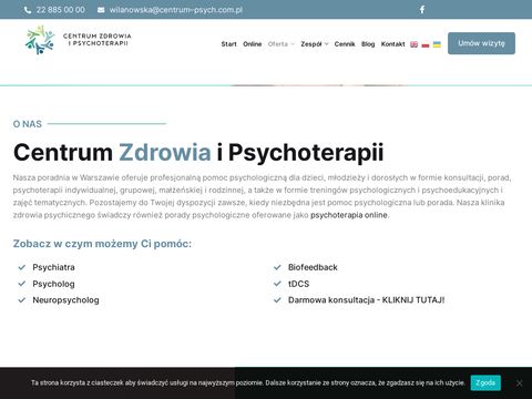 Centrum-psych.pl psychiatra Warszawa