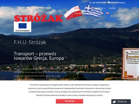 Stróżak transport Grecja - Polska