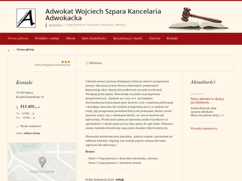 Adwokat-woj-szpara.firmy.net Dębica