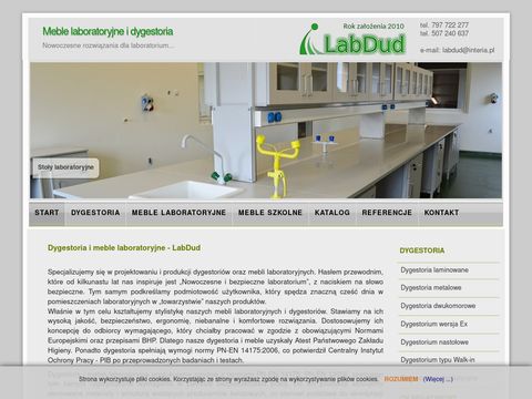 Labdud.pl - dygestorium, meble laboratoryjne