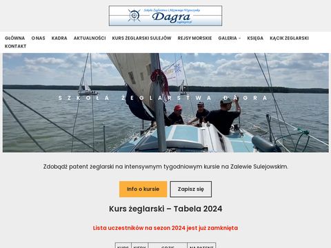 Zaglewgore.pl kursy żeglarskie