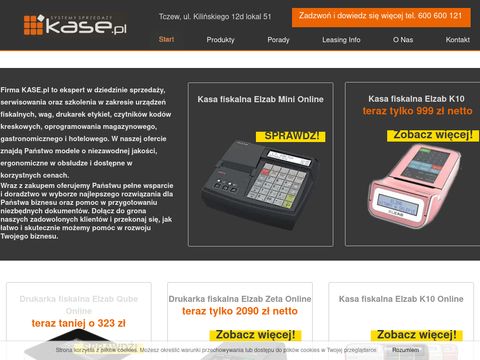 Kase.pl - serwis kas fiskalnych