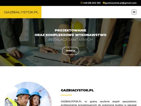 Gazbialystok.pl przyłącza instalacji gazowych