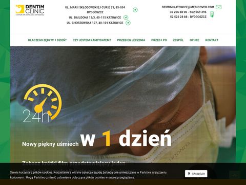 Zebyw1dzien.pl - ile kosztuje implant zęba