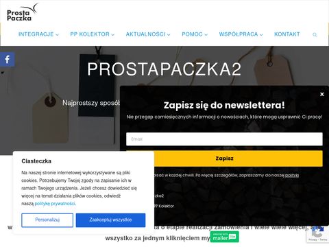 Prostapaczka.pl - integracja z kurierem