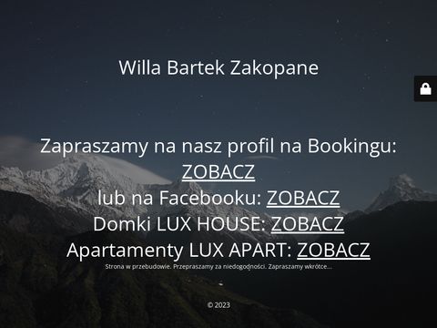 Willa Bartek - noclegi Zakopane
