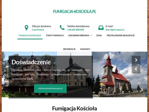 Fumigacja-kosciola.pl - jak wytępić korniki