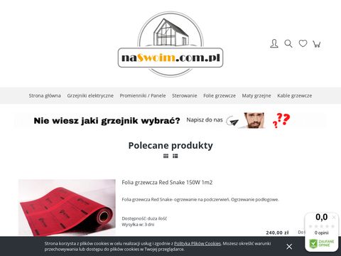 Folia grzewcza - sklep.naswoim.com.pl