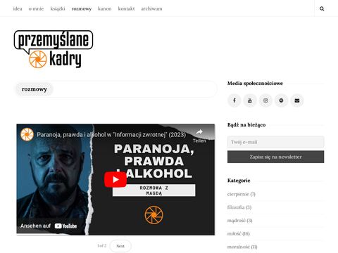 Przemyslanekadry.pl - blog o filmach i filozofii