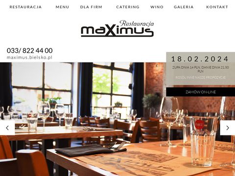 Maximus.bielsko.pl - restauracja, pizzeria