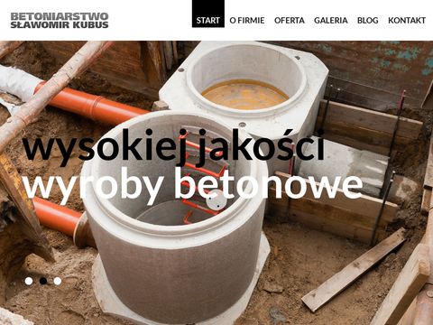 Betoniarnia-kubus.pl producent bloczków betonowych