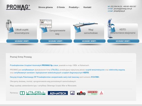 Prowag.com.pl wagi przemysłowe
