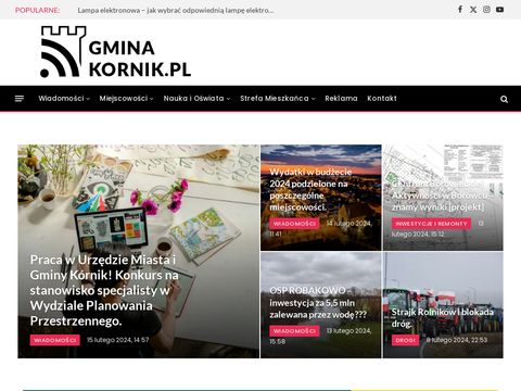 Gminakornik.pl - wiadomości, wypadki, inwestycje