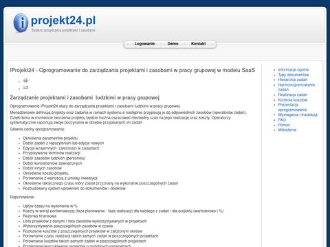 IProjekt24 - zarządzanie projektami i zasobami w pracy