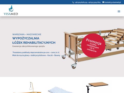 Visamed.pl - wypożyczalnia łóżek rehabilitacyjnych