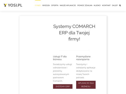 Yosi.pl usługi informatyczne serwis cdnxl optima