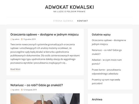 Adwokat-kowalski.com.pl prawo