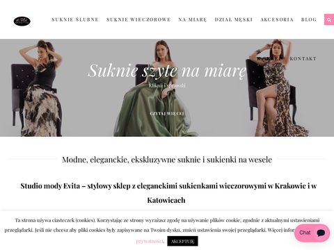 Evita.com.pl salony sukien ślubnych