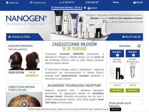 Nanogen.pl - preparaty na porost włosów