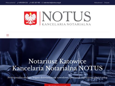 Katowice notariusz - notus.org.pl