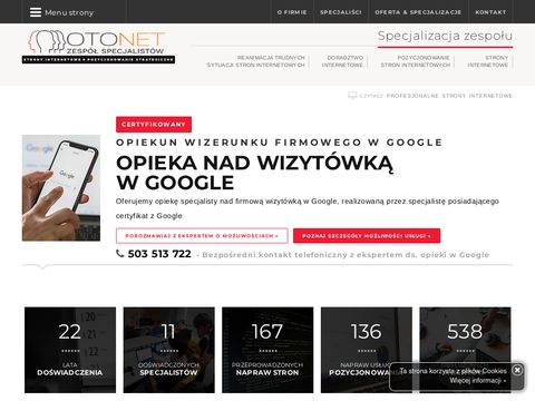 Otonet.pl - strony internetowe Gniezno