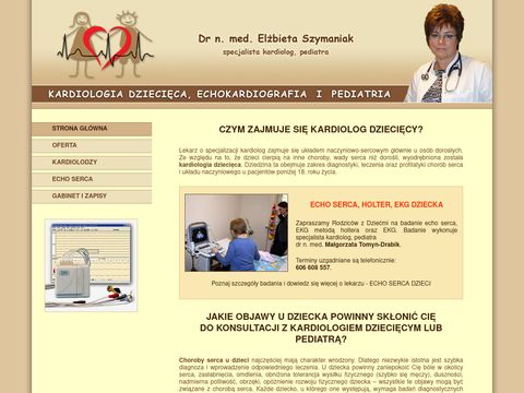 Kardiolog dziecięcy, echo serca w Warszawie