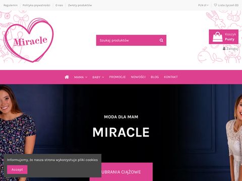 Miracle.com.pl moda dla kobiet w ciąży