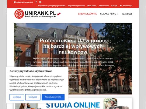 Unirank.pl polska platforma akademicka