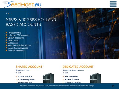 Seedhost.eu - hosting dedykowany