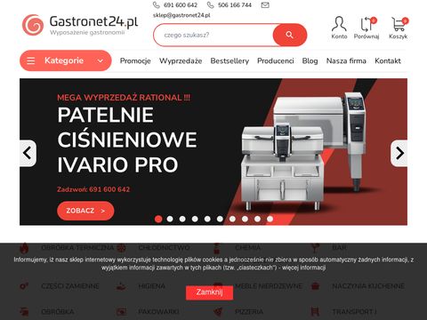 GastroNet24.pl - wyposażenie gastronomii