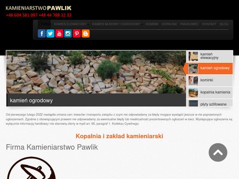 Piaskowce.com kamień naturalny elewacyjny