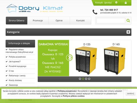 Dobryklimat.net.pl - klimatyzatory, wentylatory