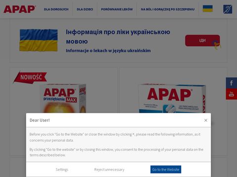Apap.pl - pomoże w bólu i gorączce