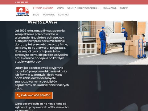Warszawaprzeprowadzki.pl transport mebli