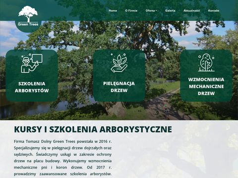 Greentrees.pl - kursy arborystyczne