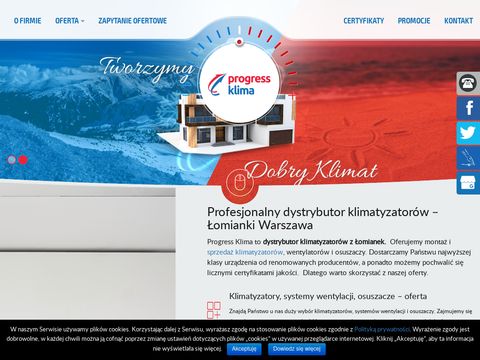 Progress Klima montaż klimatyzatorów Warszawa