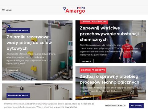 Amargotwinn.pl zbiorniki chemoodporne z tworzywa