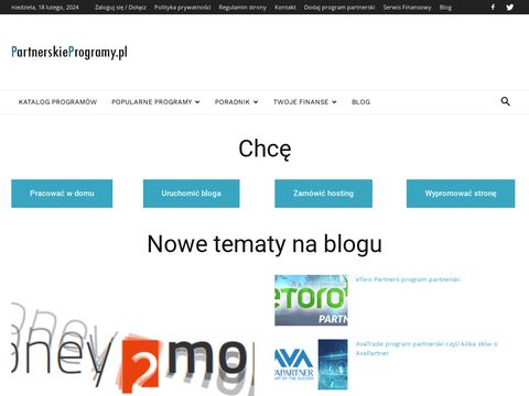 PartnerskieProgramy.pl zarabiamy online