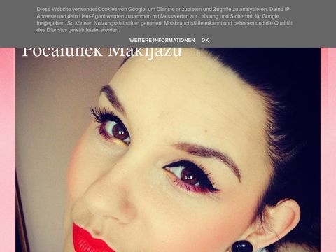 Anna Pomałecka - Różowy pocałunek makijażu