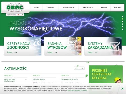 Obac.com.pl - certyfikacja produktów