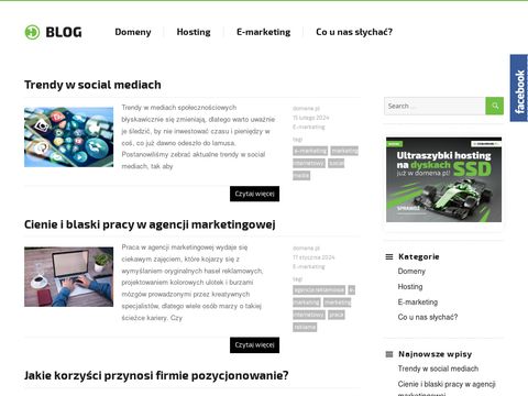 Blog.domena.pl - pozycjonowanie stron