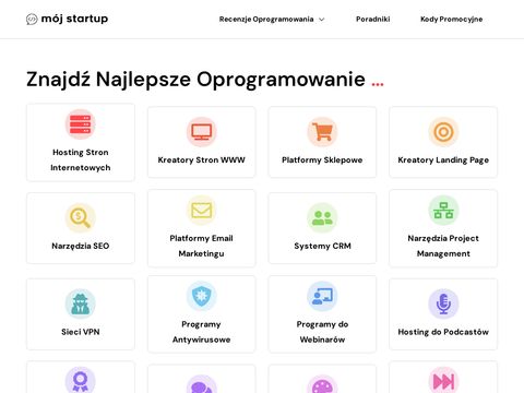 Moj-startup.pl - recenzje oprogramowania B2B SaaS