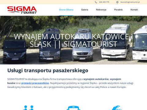 Sigmatourist.pl - wynajem busów Katowice