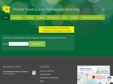 Pthk.pl Polskie Towarzystwo Homeopatii Klinicznej