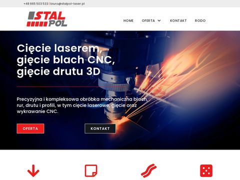 Stalpol-laser.pl cięcie laserem