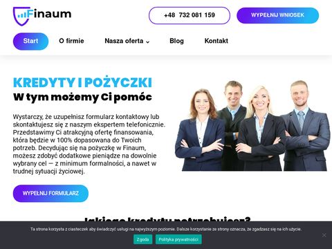 Finaum.pl - pożyczki i kredyty