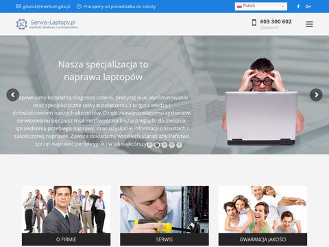 Serwis-laptopy.pl naprawy laptopów w Trójmieście